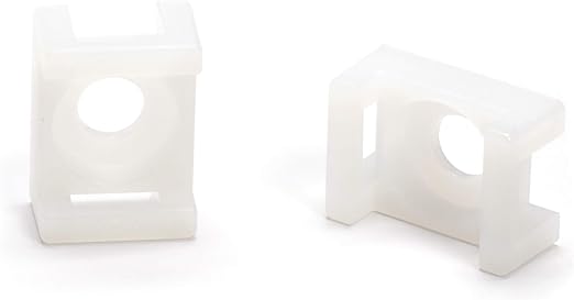 Cable Tie Base Saddle Mount Wire Holder Organizer 100-Pack