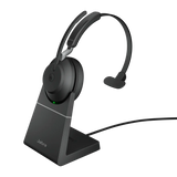 Jabra Evolve2 65 - Link 390A USB-A Mono, with Stand- Black