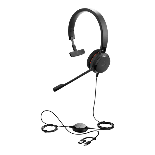 Jabra Evolve 30 II - USB-C/A MS Mono (5393-823-389-01)