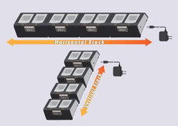 Transformer Quadruple Unit Charging Station for up to 8 CP-8821 Phones