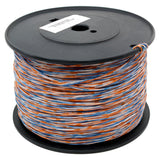 CROSS-CONNECT WIRE, CAT5E, 2-PAIR, 24AWG (WHITE/BLUE, WHITE/ORANGE) 1000ft Reel