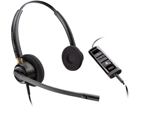 Poly EncorePro 525 Microsoft Teams Certified Stereo USB-A Headset