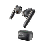Poly Voyager Free 60+M UC Carbon Black Earbuds +BT700 USB-C Adapter +Touchscreen Charge Case