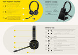 Jabra Evolve 65 TE - USB-A With Stand