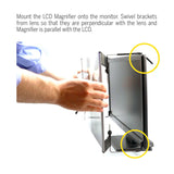Kantek MaxView® LCD Monitor Magnifier Fits Widescreen 21.5" & 22" Monitors