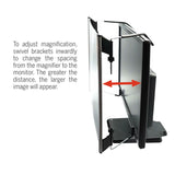 Kantek MaxView® LCD Monitor Magnifier Fits Widescreen 21.5" & 22" Monitors