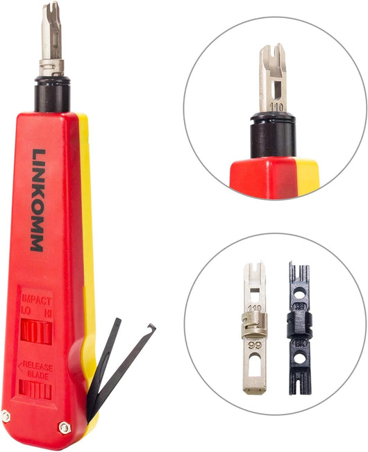 LINKOMM TLPD01 Ethernet Network Wire Impact Punch-Down Tool