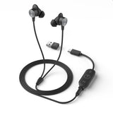 Logitech Zone Wired Earbuds for Microsoft Teams, Graphite