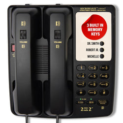 Med-Pat D2200 Language Line Dual Handset Telephone