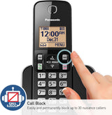 Panasonic KX-TGC352B Expandable Cordless Phone with 2 Handsets