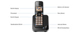 Panasonic KX-TGC352B Expandable Cordless Phone with 2 Handsets