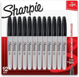 Sharpie Fine Point Black Permanent Marker 12-Pack (1812419)